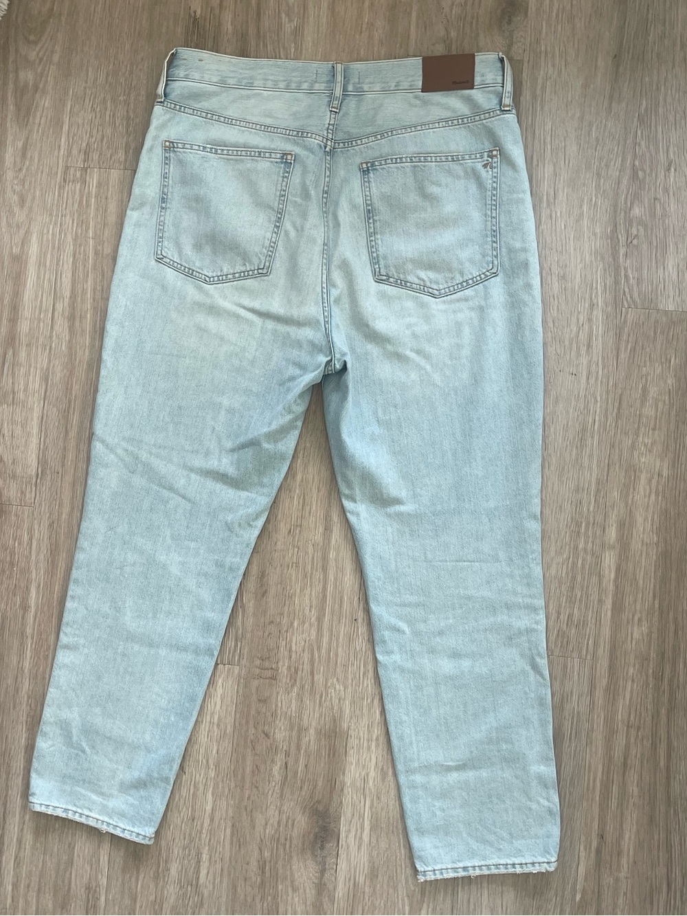 Madewell The Perfect Vintage Jean Light Wash High Rise Straight Leg Jeans 32